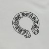 CHROME HEARTS パーカー ホワイト ロゴプリント