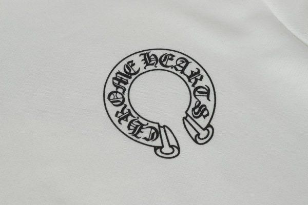 CHROME HEARTS パーカー ホワイト ロゴプリント