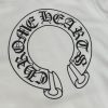 CHROME HEARTS パーカー ホワイト ロゴプリント