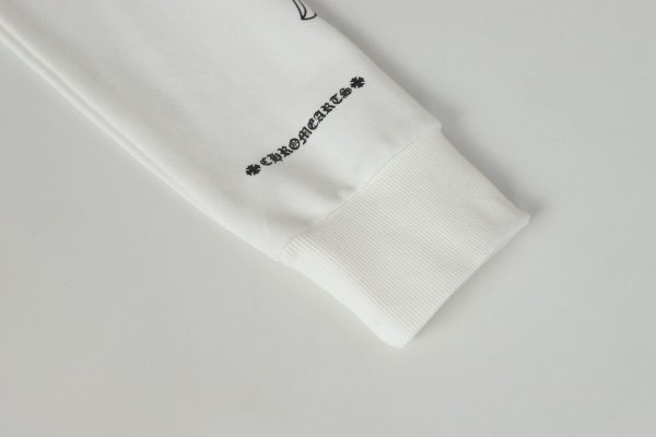 CHROME HEARTS パーカー ホワイト ロゴプリント
