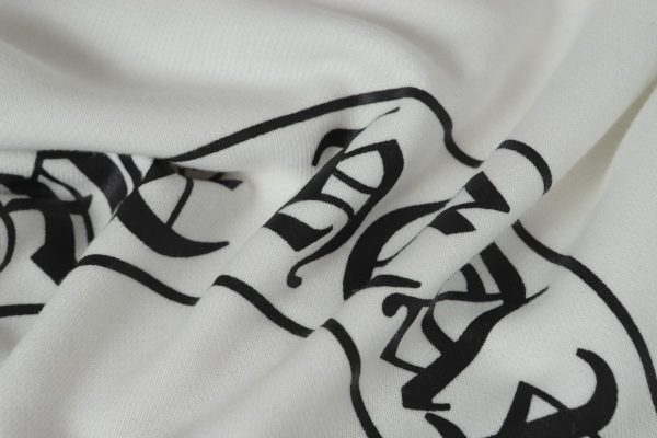 CHROME HEARTS パーカー ホワイト ロゴプリント