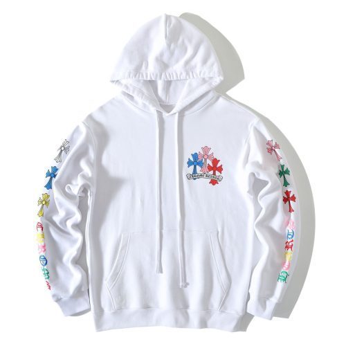 CHROME HEARTS パーカー ホワイト バナー文字