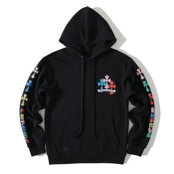 13434624349884275 CHROME HEARTS パーカー ホワイト バナー文字