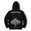 13434624351326492 CHROME HEARTS パーカー ホワイト バナー文字