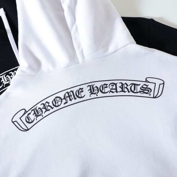 13434624352785553 CHROME HEARTS パーカー ホワイト バナー文字