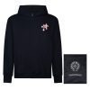 CHROME HEARTS パーカー ブラック ピンククロス