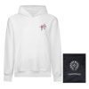 CHROME HEARTS パーカー ホワイト ピンククロス