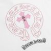 CHROME HEARTS パーカー ホワイト ピンククロス