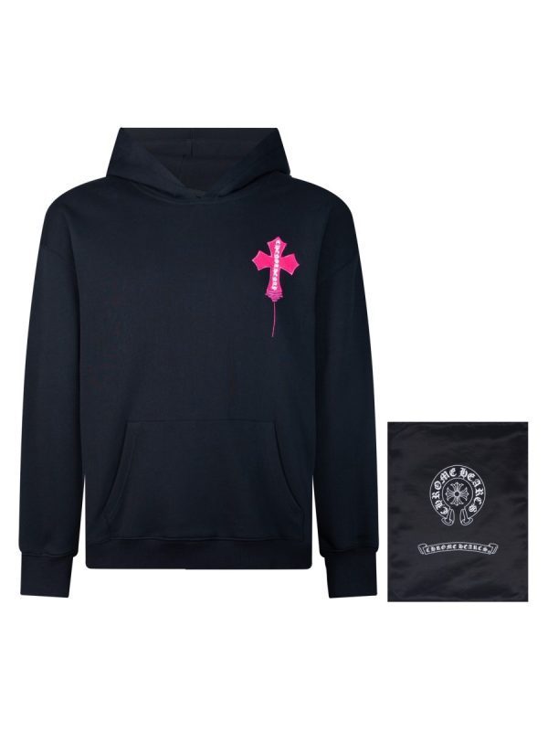 CHROME HEARTS パーカー ブラック 無地