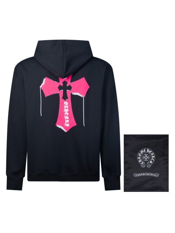 CHROME HEARTS パーカー ブラック 無地