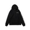 CHROME HEARTS パーカー ブラック×ホワイト バナー