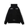 CHROME HEARTS パーカー ブラック×ホワイト バナー