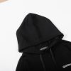 CHROME HEARTS パーカー ブラック×ホワイト バナー
