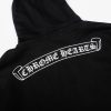 CHROME HEARTS パーカー ブラック×ホワイト バナー