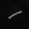 CHROME HEARTS パーカー ブラック×ホワイト バナー