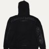 CHROME HEARTS パーカー ブラック スリーブプリント