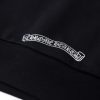 13434624734968567 CHROME HEARTS パーカー ブラック×ホワイト ゴシック文字