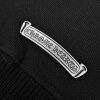 CHROME HEARTS パーカー ブラック クロス刺繍