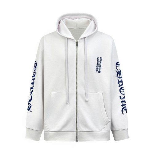 CHROME HEARTS パーカー ホワイト ブルースリーブ