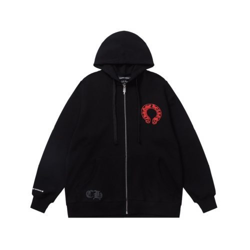 CHROME HEARTS パーカー ブラック リングロゴ