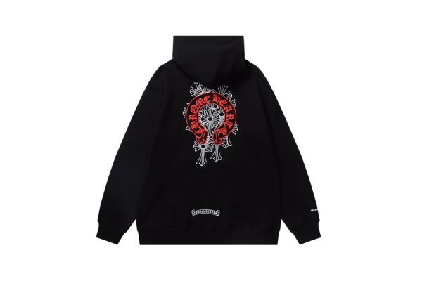CHROME HEARTS パーカー ブラック リングロゴ