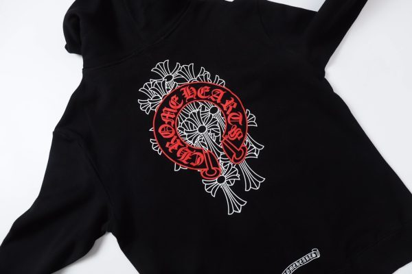 CHROME HEARTS パーカー ブラック リングロゴ