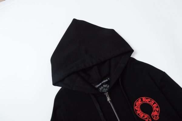 CHROME HEARTS パーカー ブラック リングロゴ