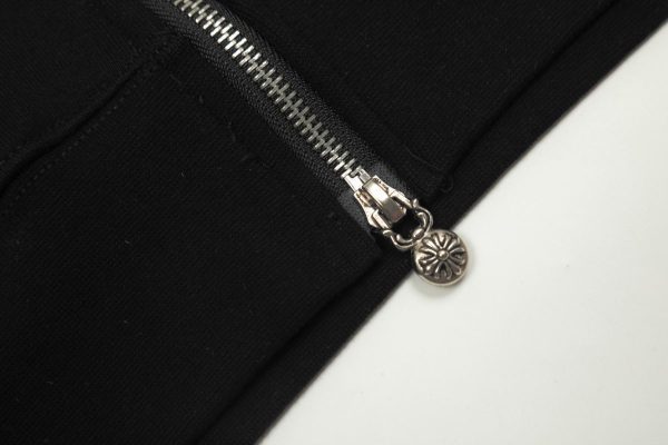CHROME HEARTS パーカー ブラック 袖口ディテール
