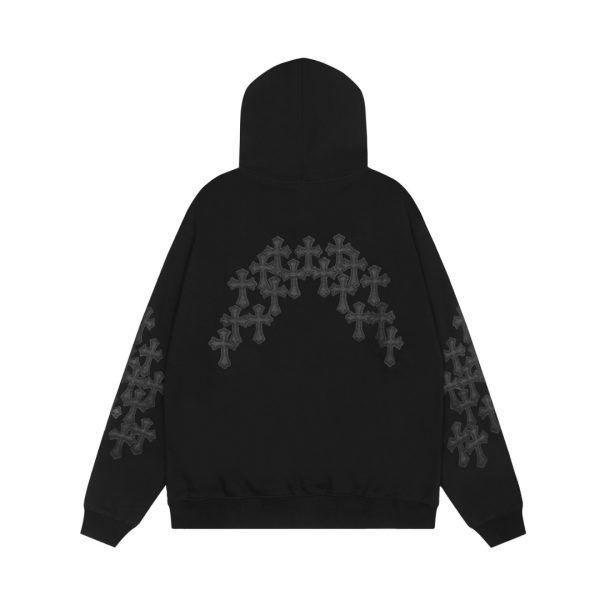 CHROME HEARTS パーカー ブラック 袖口ディテール