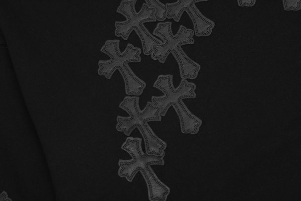 CHROME HEARTS パーカー ブラック 袖口ディテール
