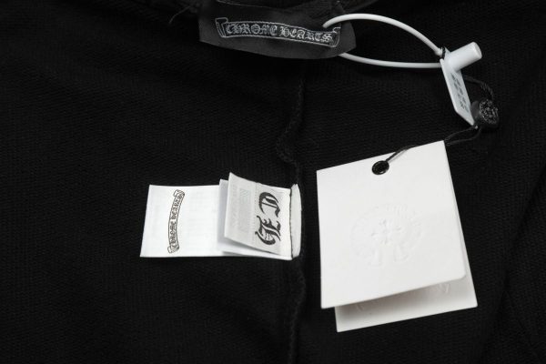 CHROME HEARTS パーカー ブラック 袖口ディテール