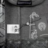 CHROME HEARTS パーカー グレー レザークロスパッチ