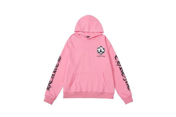 CHROME HEARTS パーカー ピンク チェッカー