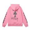 CHROME HEARTS パーカー ピンク チェッカー