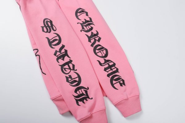 CHROME HEARTS パーカー ピンク チェッカー