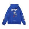 13434625008410062 CHROME HEARTS パーカー ブルー クロスロゴ