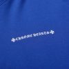 13434625011429030 CHROME HEARTS パーカー ブルー クロスロゴ