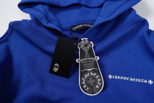 13434625012896626 CHROME HEARTS パーカー ブルー クロスロゴ