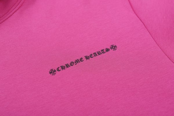 CHROME HEARTS パーカー ピンク スパイダーウェブ