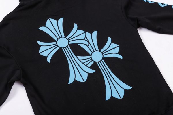 CHROME HEARTS パーカー ホワイト ダブルクロス