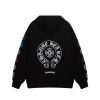 CHROME HEARTS パーカー ブラック ダガージップ