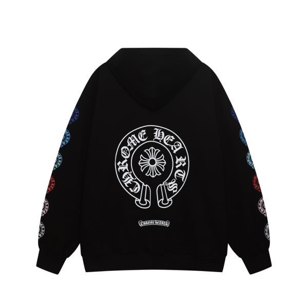 CHROME HEARTS パーカー ブラック ダガージップ