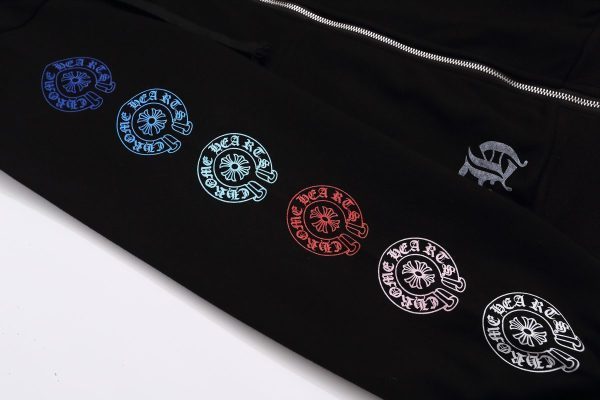CHROME HEARTS パーカー ブラック ダガージップ
