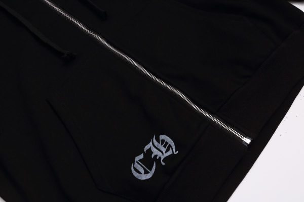 CHROME HEARTS パーカー ブラック ダガージップ