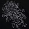 CHROME HEARTS パーカー ブラック クロス刺繍シックルジップ
