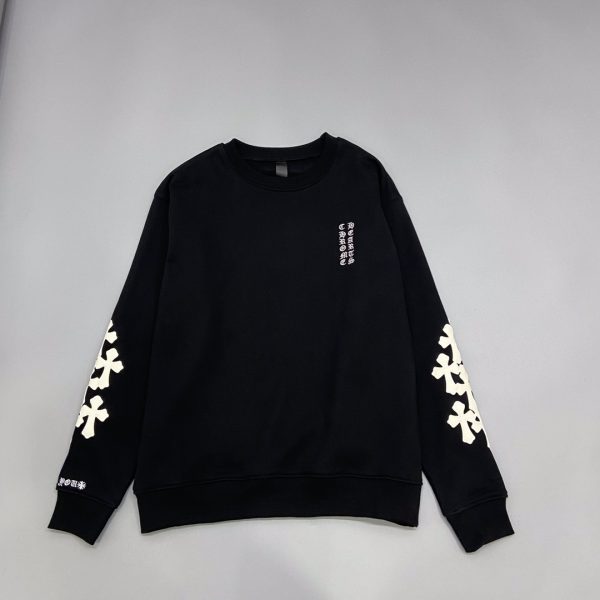CHROME HEARTS ラウンドネックパーカー 黑