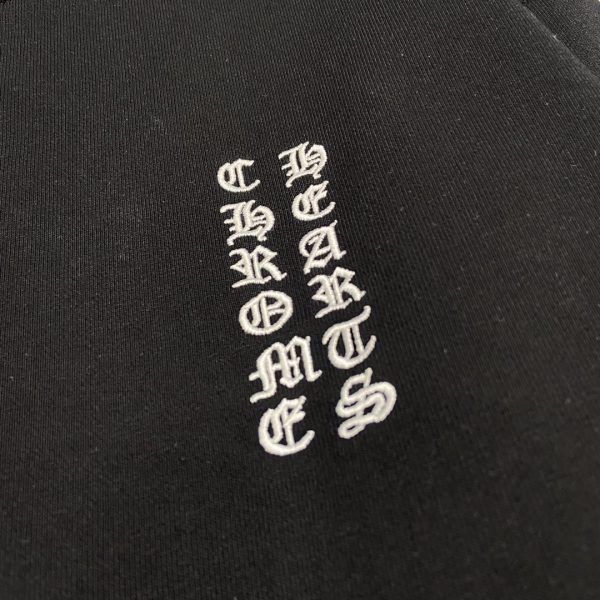 CHROME HEARTS ラウンドネックパーカー 黑