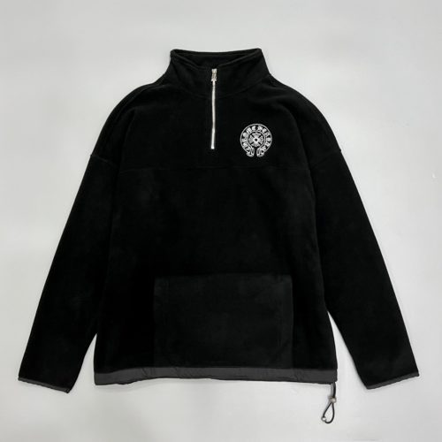 13434630537323828 CHROME HEARTS ラウンドネックパーカー 黑