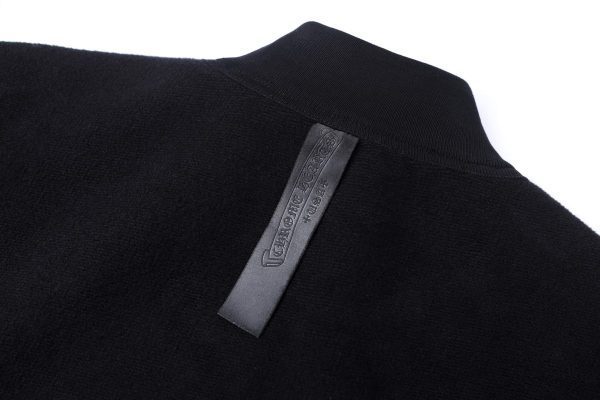 CHROME HEARTS ハーフジップパーカー 黑
