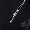 CHROME HEARTS ハーフジップパーカー 黑
